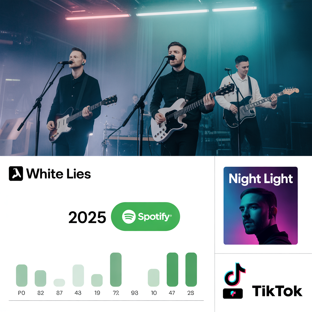 White Lies Night Light : cold wave 2025 conquiert Spotify
