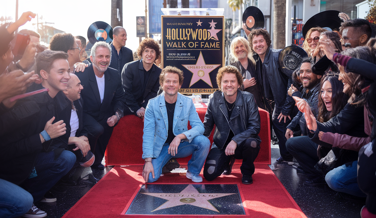 Célébration de Green Day sur le Hollywood Walk of Fame