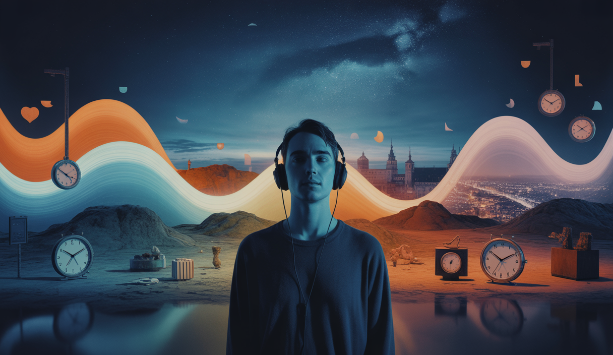 Illustration artistique évoquant la nouvelle mixtape de Ginger Root