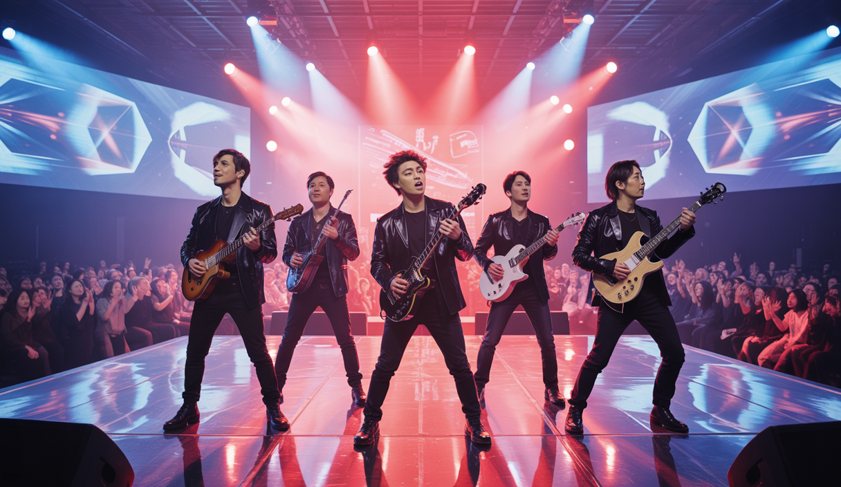 Performance du groupe japonais Number_i avec leur hit GOD_i, 2025