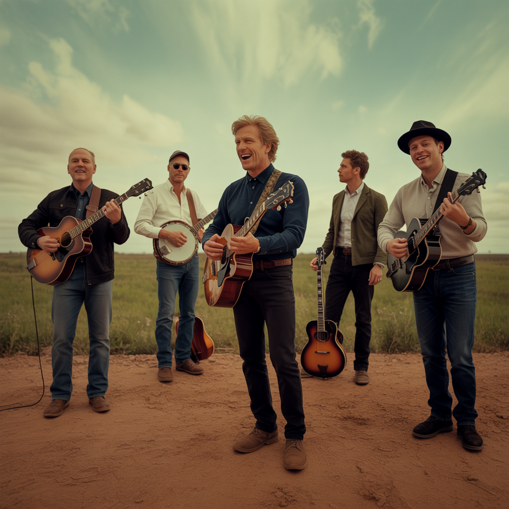 Affiche du festival de musique country et folk avec Willie Nelson, Bob Dylan et Turnpike Troubadours