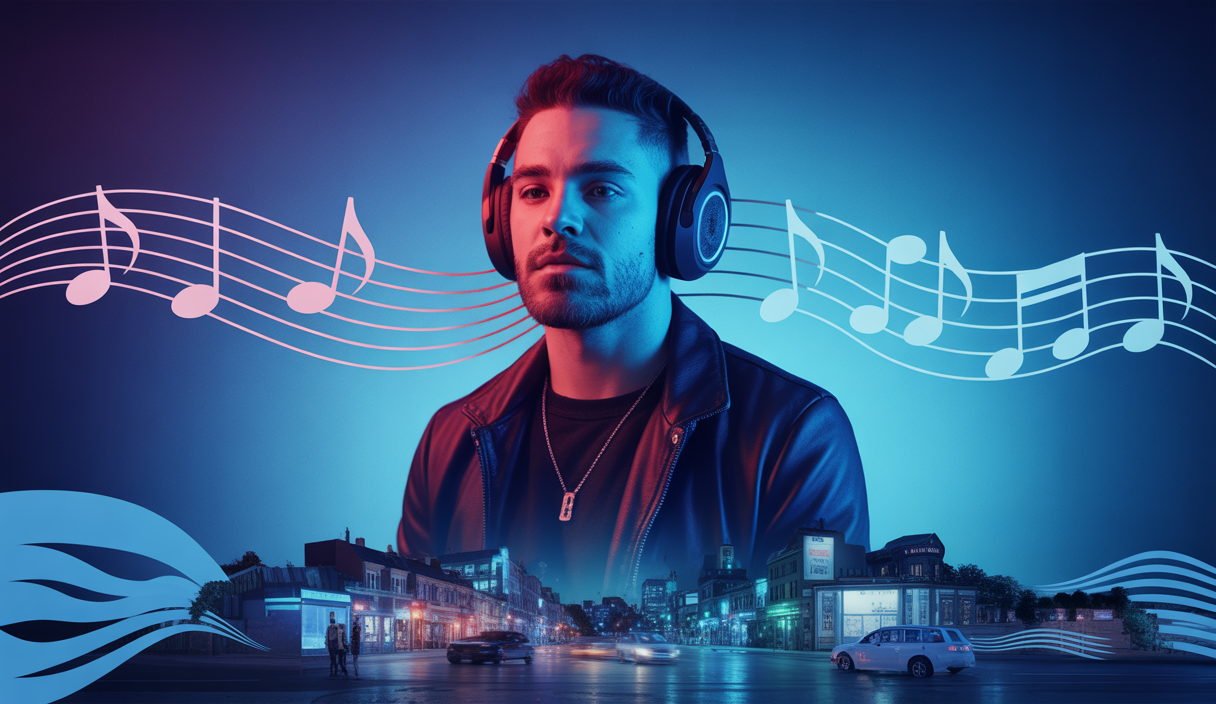 Portrait artistique de Soulaxe pour son projet solo 'Prodige'