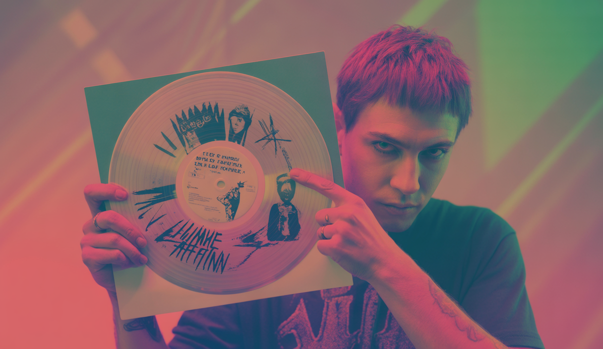 Un vinyle punk unique avec un concept olfactif inspiré.