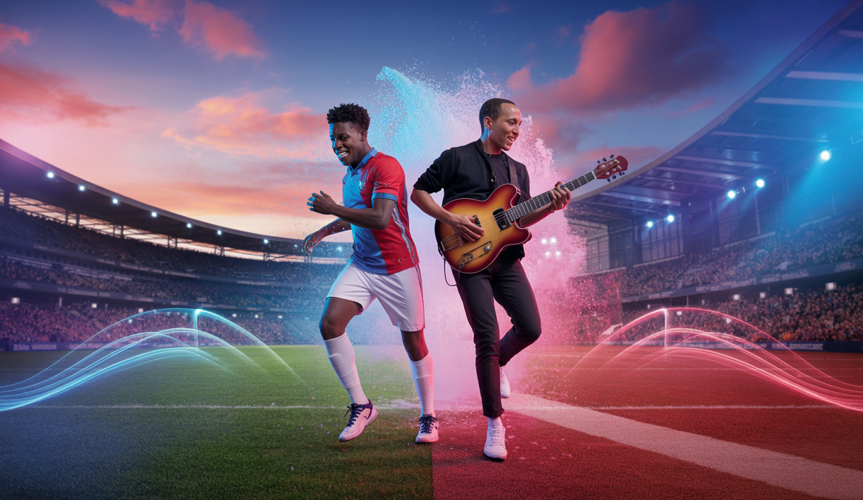 Fusion entre sport et musique incarnée par Ousmane Dembélé et Tiakola