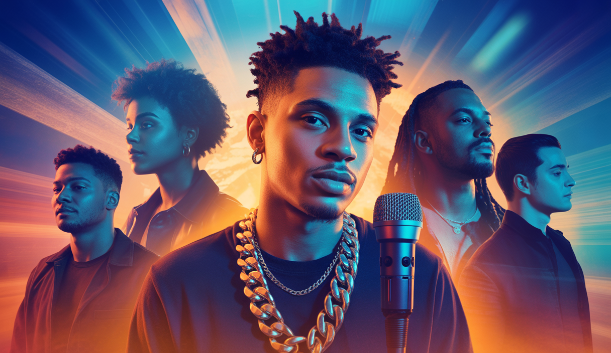 Portrait vibrant de Genezio, nouveau talent du rap français