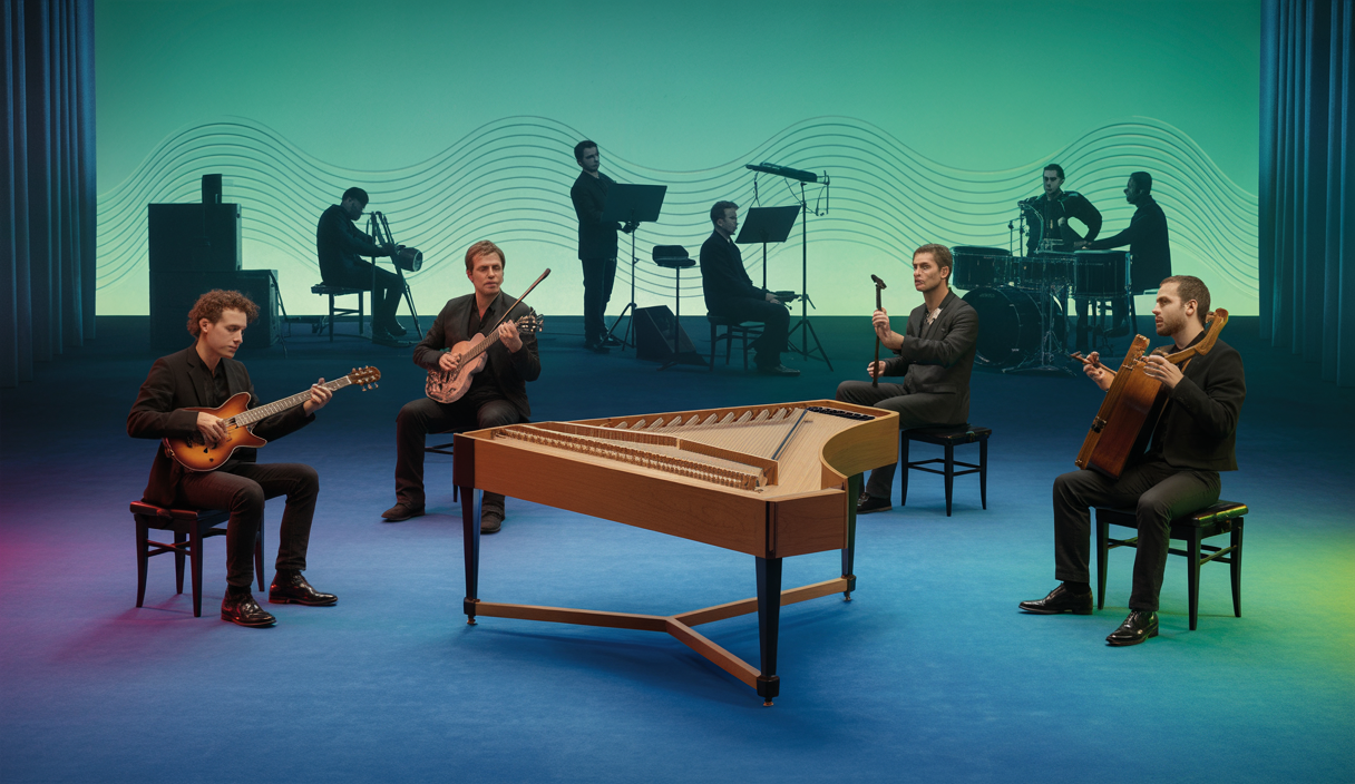 Ondes Martenot, instrument pionnier de musique électronique dans un décor contemporain