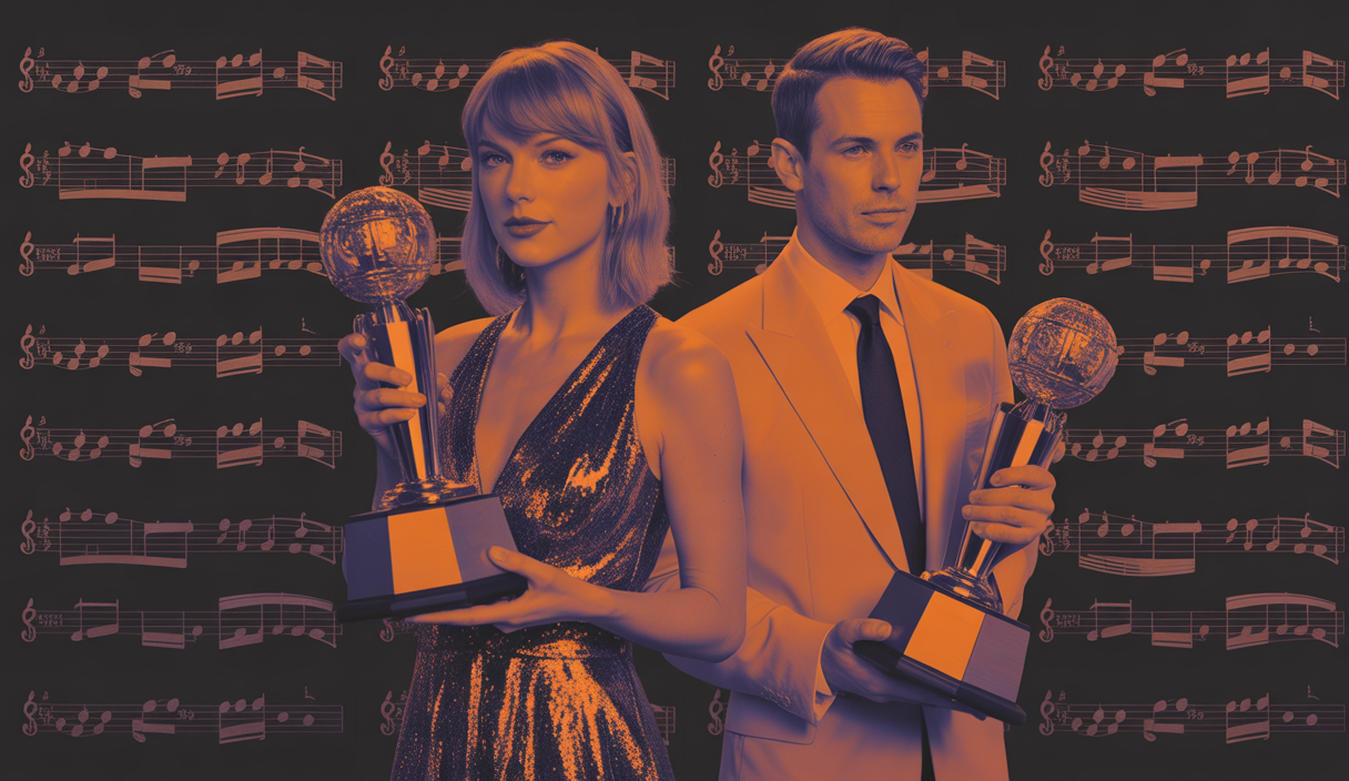 Taylor Swift et Alex Warren en tête des classements musicaux